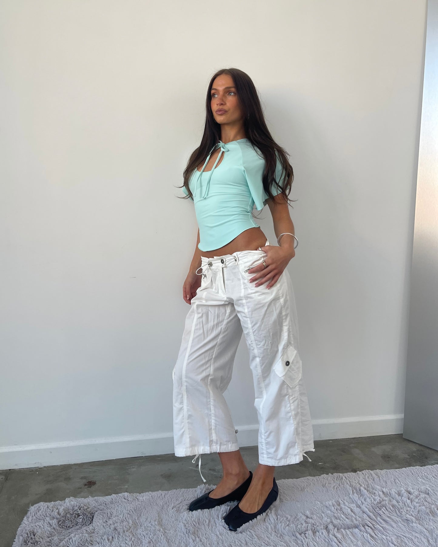 Cargo Capris | Ivory (*PRE-ORDER Dispatching mid-late August)