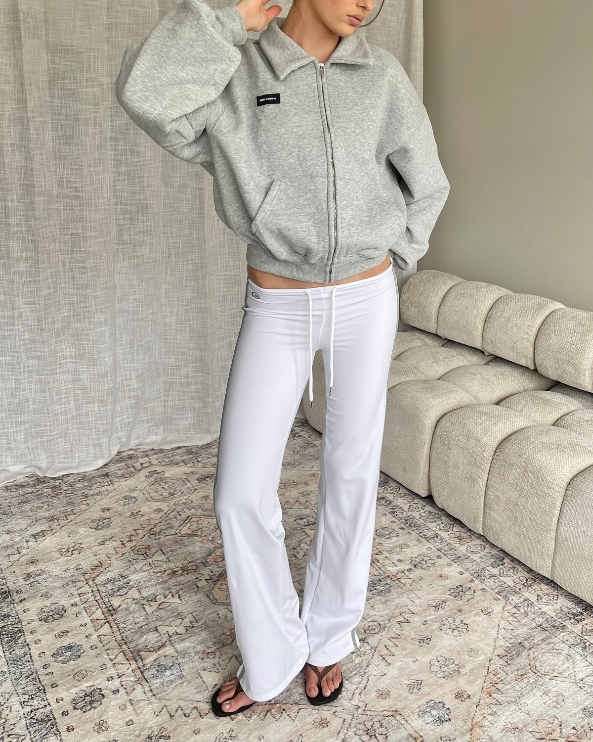 Puff Bomber | Heather Grey