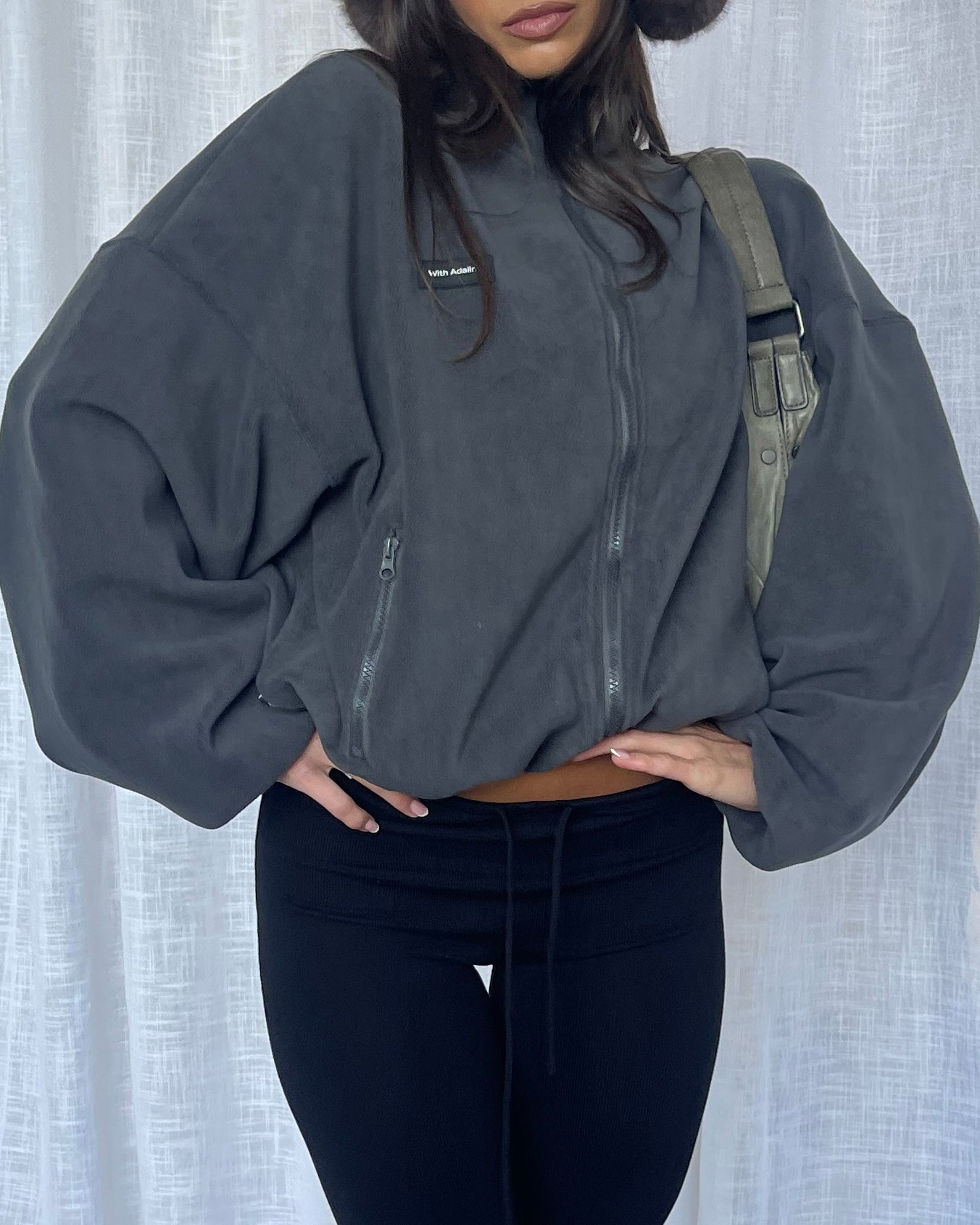 Puff Fleece | Charcoal
