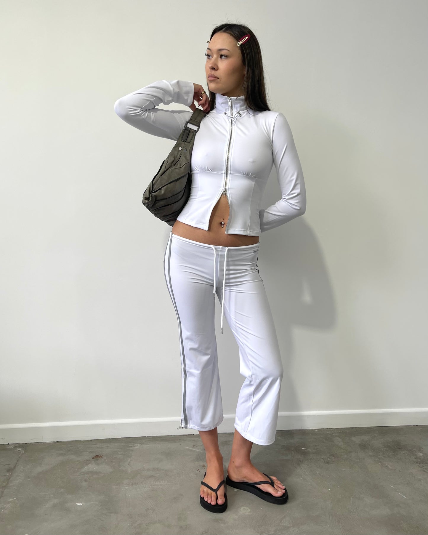 Fitted Sport Jacket | White