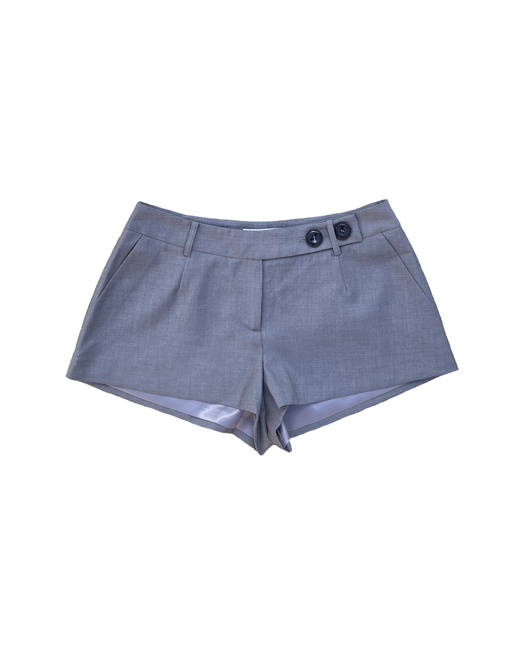 Tailored Low-Rise Short | Cobble Grey