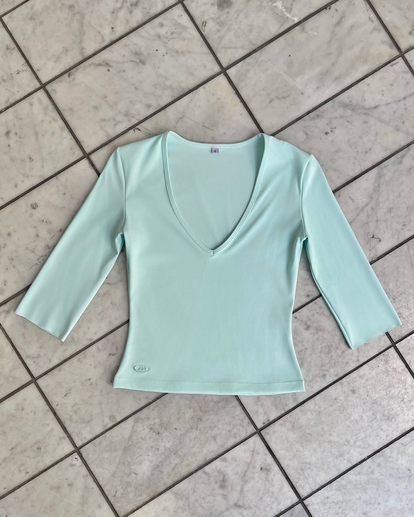 V Neck Top | Air Blue (*PRE-ORDER Dispatching early-July)