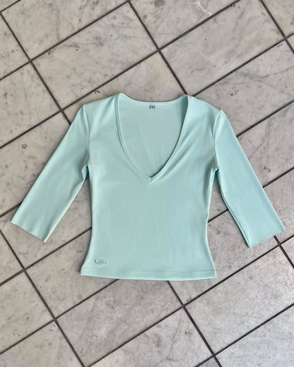 V Neck Top | Air Blue (*PRE-ORDER Dispatching early-July)