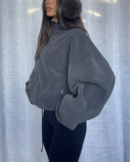 Puff Fleece | Charcoal