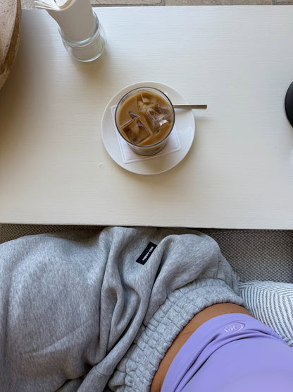 Baggy Track Short | Heather Grey (*PRE-ORDER Dispatching late-August)