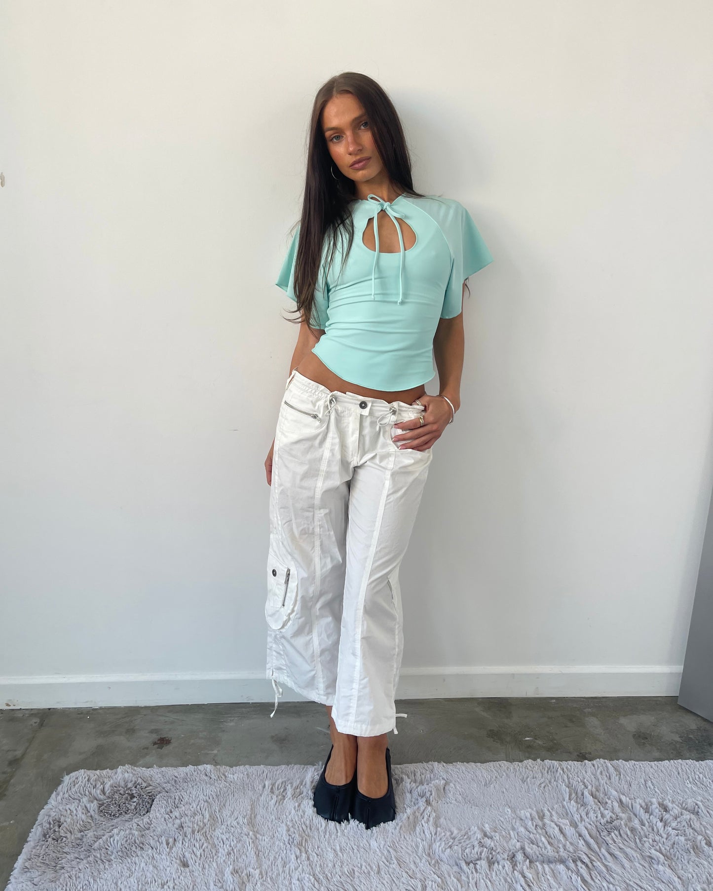 Cargo Capris | Ivory (*PRE-ORDER Dispatching mid-late August)