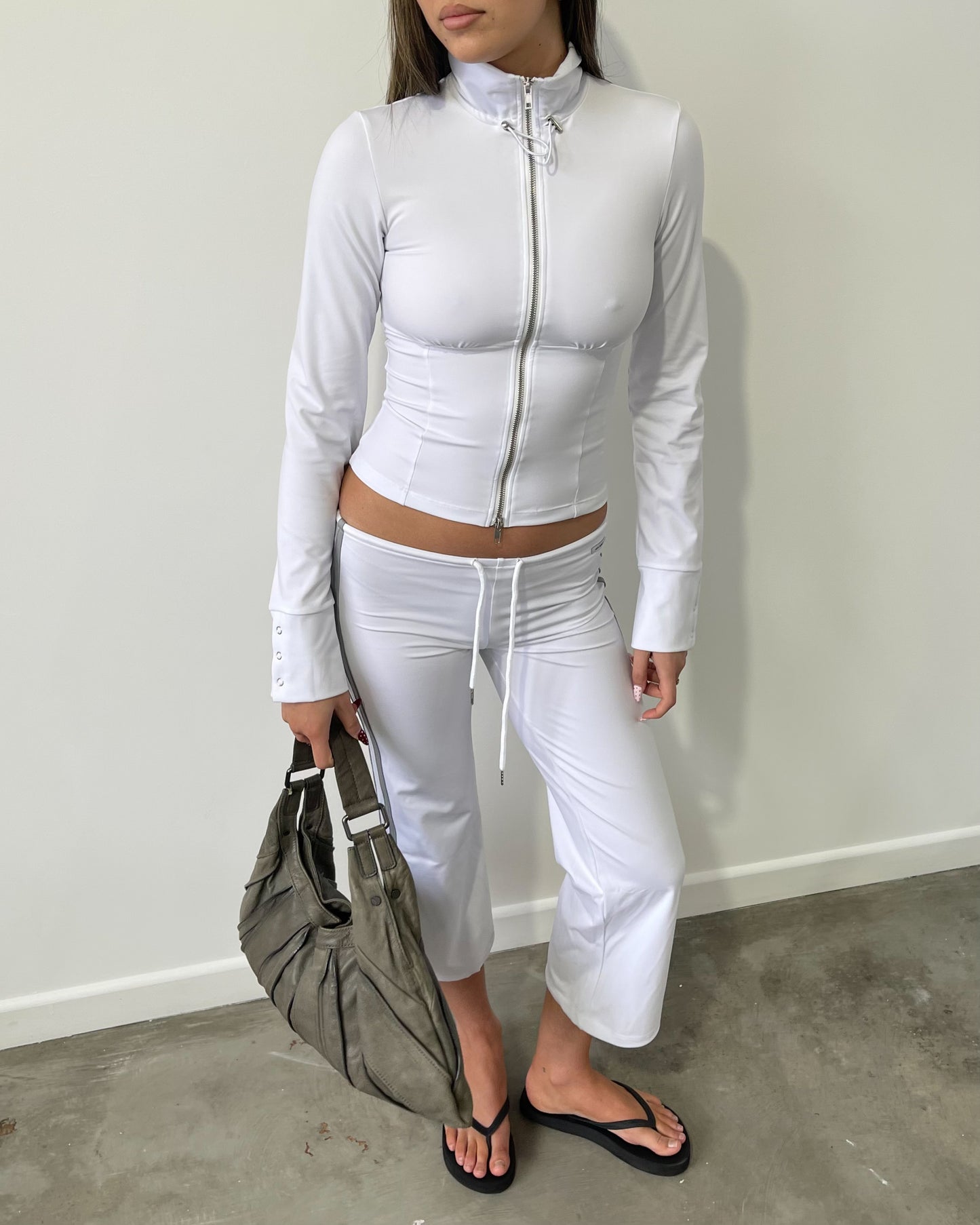 Fitted Sport Jacket | White