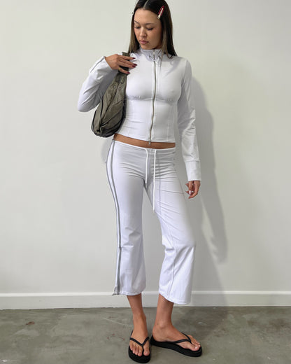 Fitted Sport Jacket | White