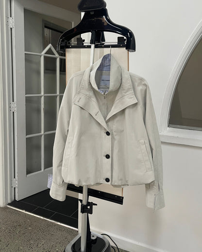 Bubble Trench Jacket | Beige (*PRE-ORDER Dispatching early-August)