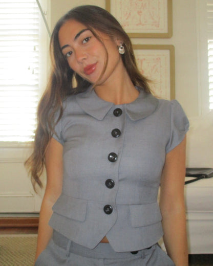 Tailored Spring Jacket | Cobble Grey