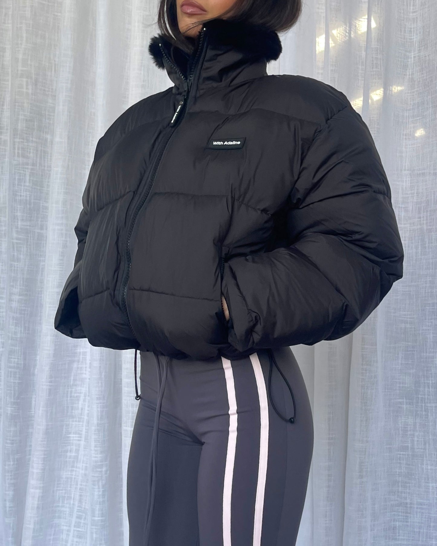 Fur Collar Puffer | Black (*PRE-ORDER Dispatching early-August)