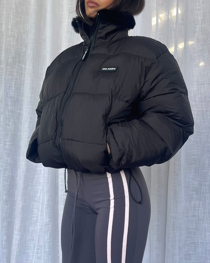 Fur Collar Puffer | Black (*PRE-ORDER Dispatching early-August)