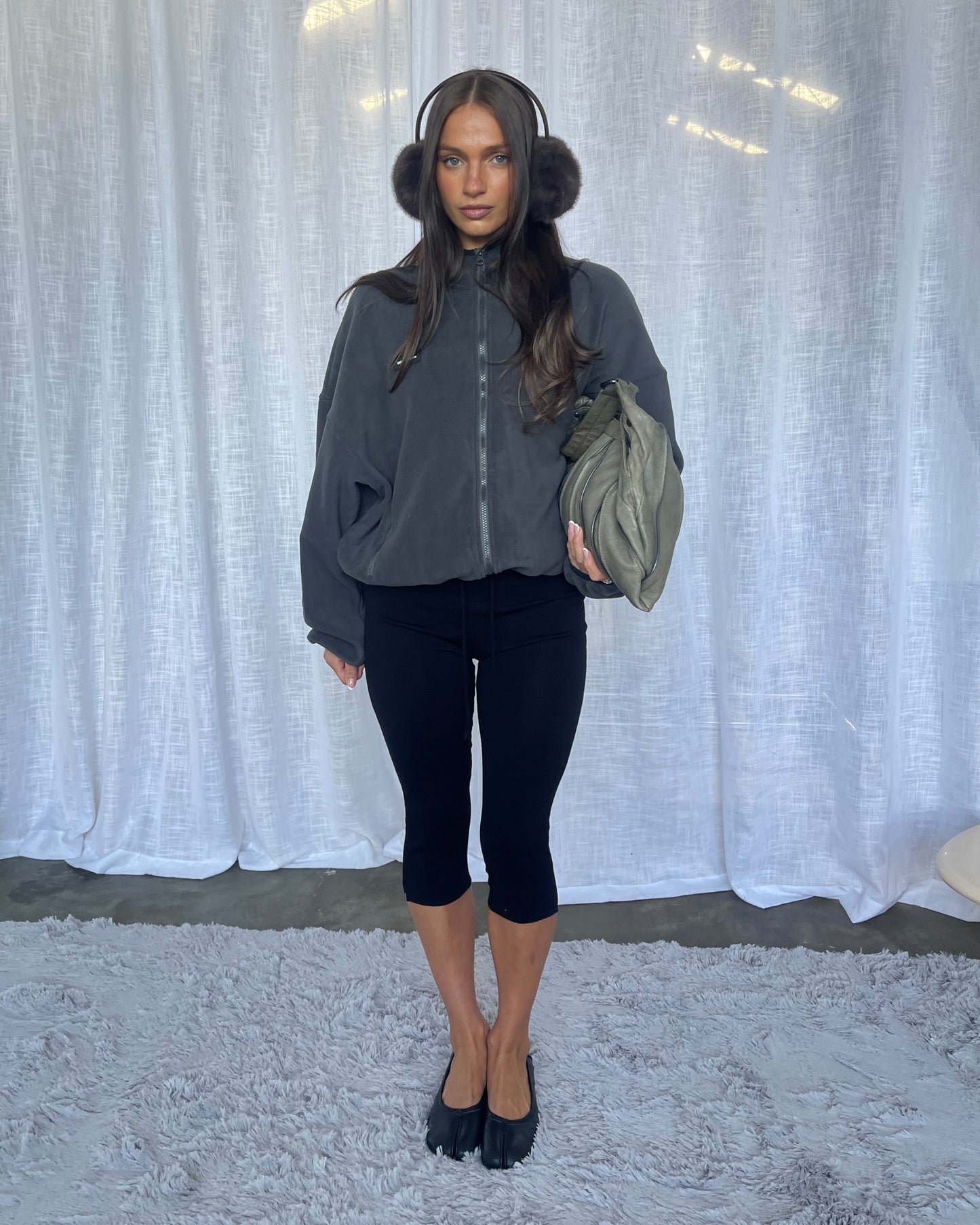 Puff Fleece | Charcoal