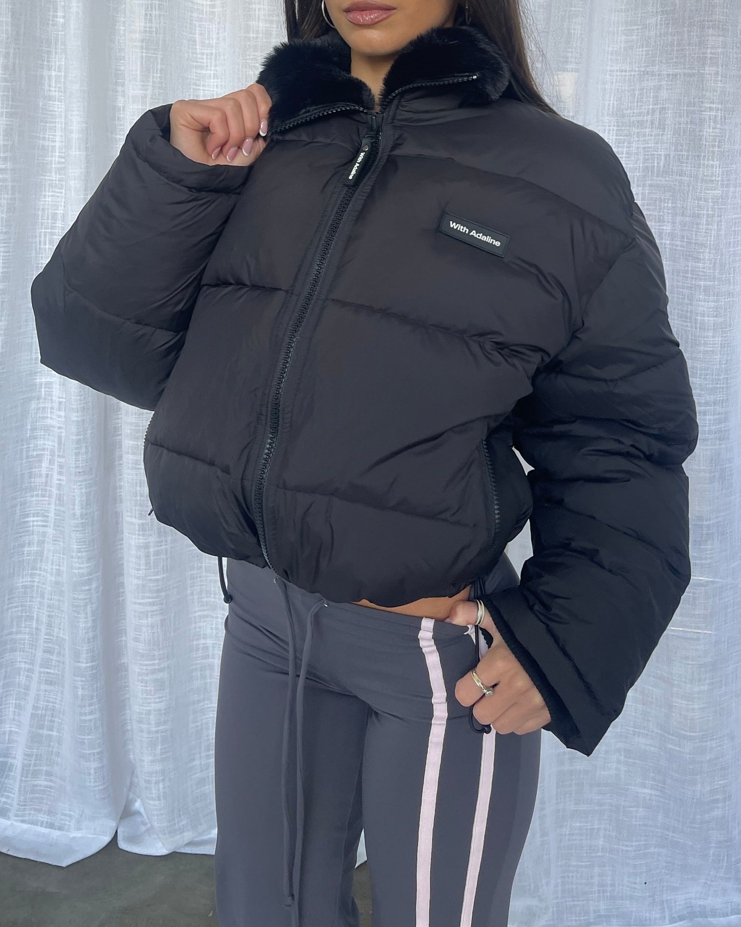 Fur Collar Puffer | Black (*PRE-ORDER Dispatching early-August)
