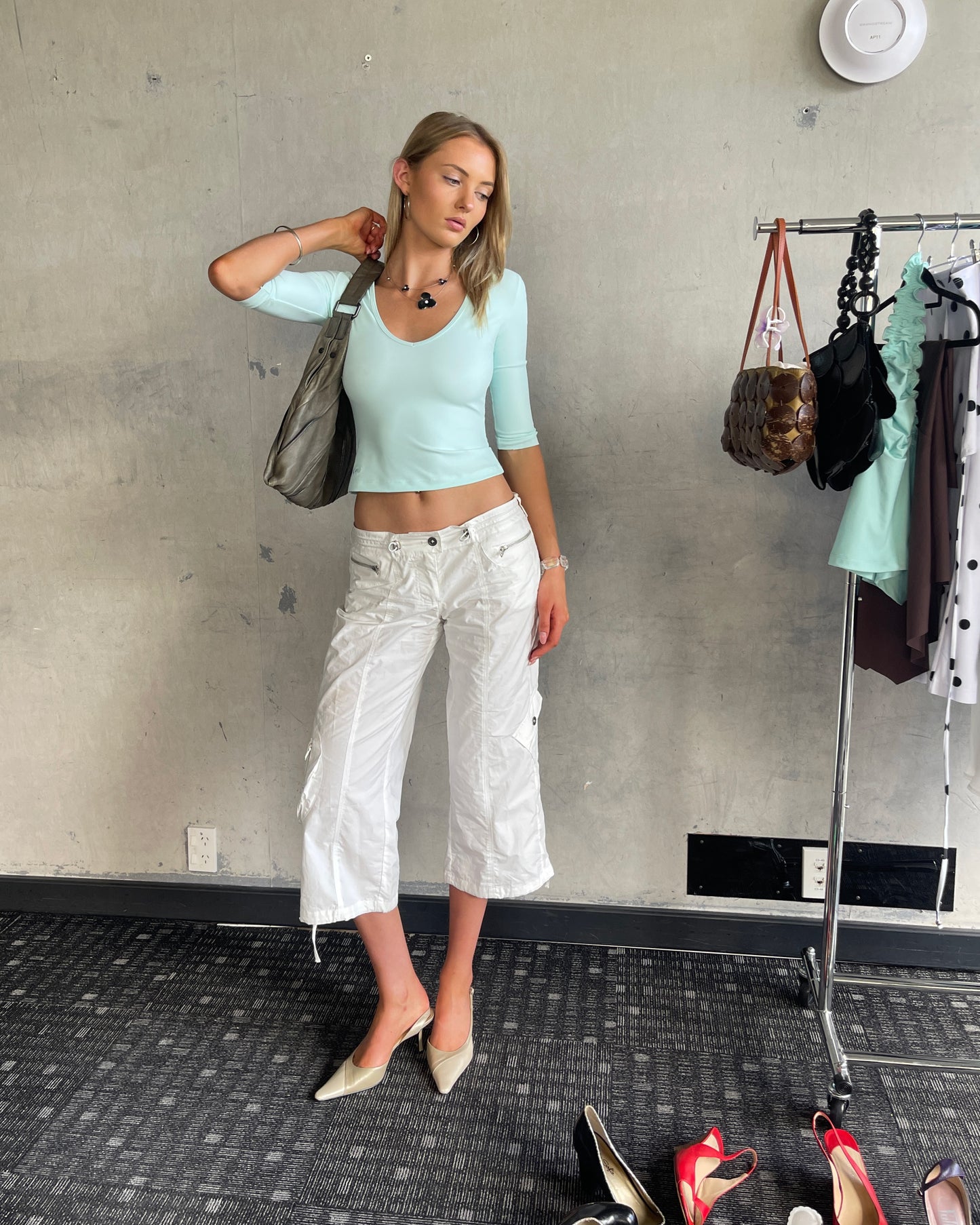 Cargo Capris | Ivory (*PRE-ORDER Dispatching early-March)