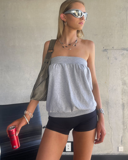 Tube Top | Grey Marl