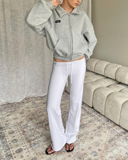 Puff Bomber | Heather Grey