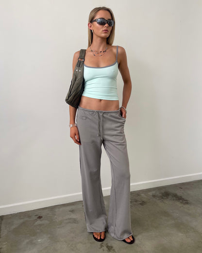 Slouch Bootcut Trackpant | Taupe (Dispatching mid-June)