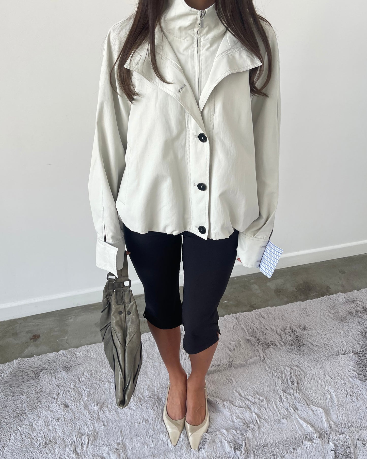 Bubble Trench Jacket | Beige (*PRE-ORDER Dispatching early-August)