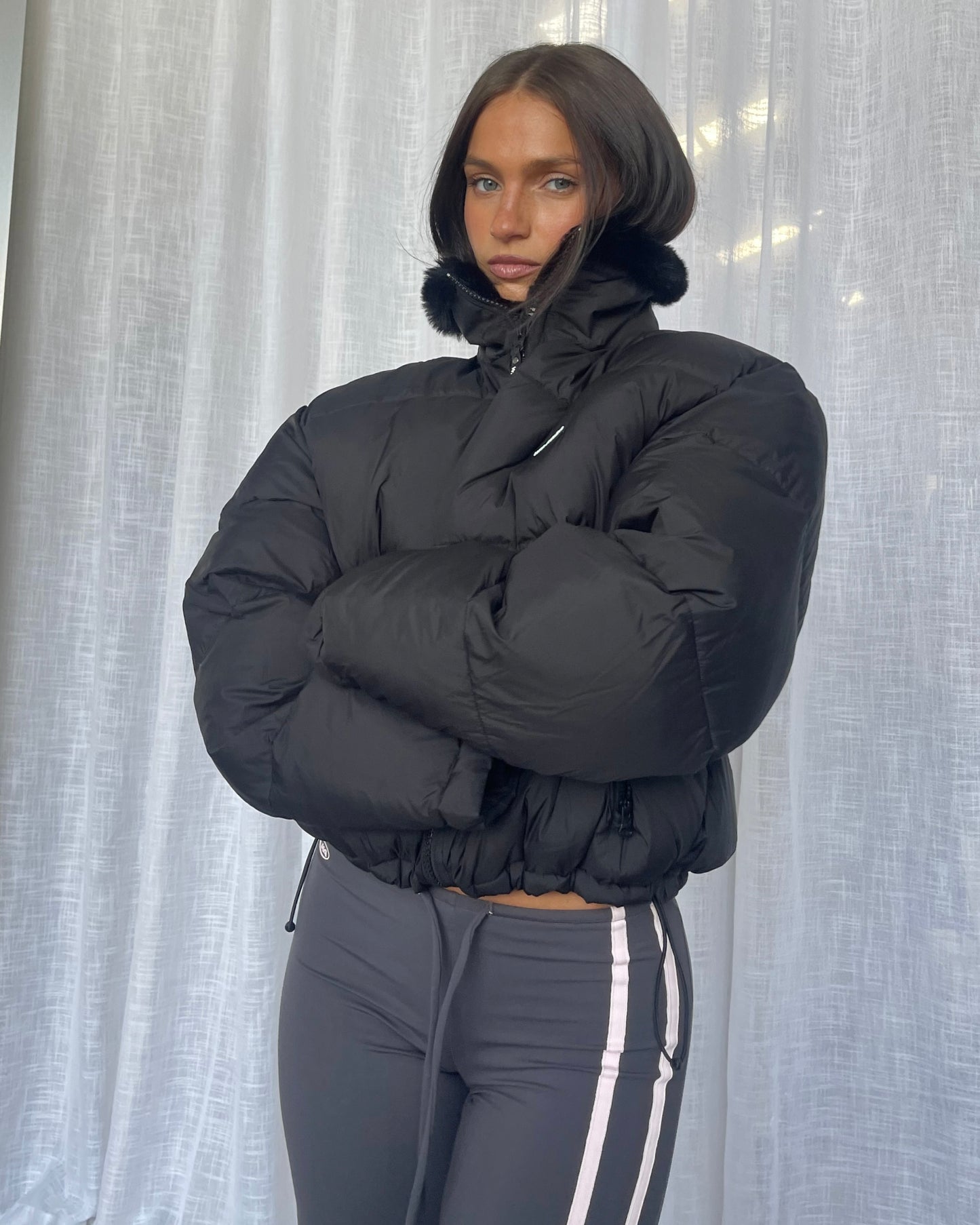 Fur Collar Puffer | Black (*PRE-ORDER Dispatching early-August)