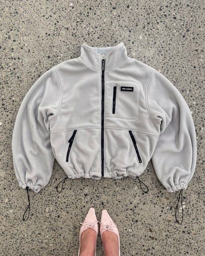 Reversible Fleece Jacket | Cloud/Heather Grey