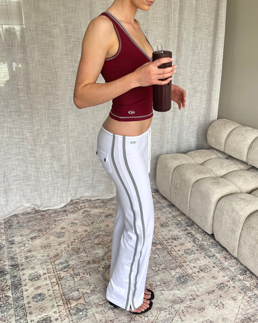 Everyday Trackpant | White