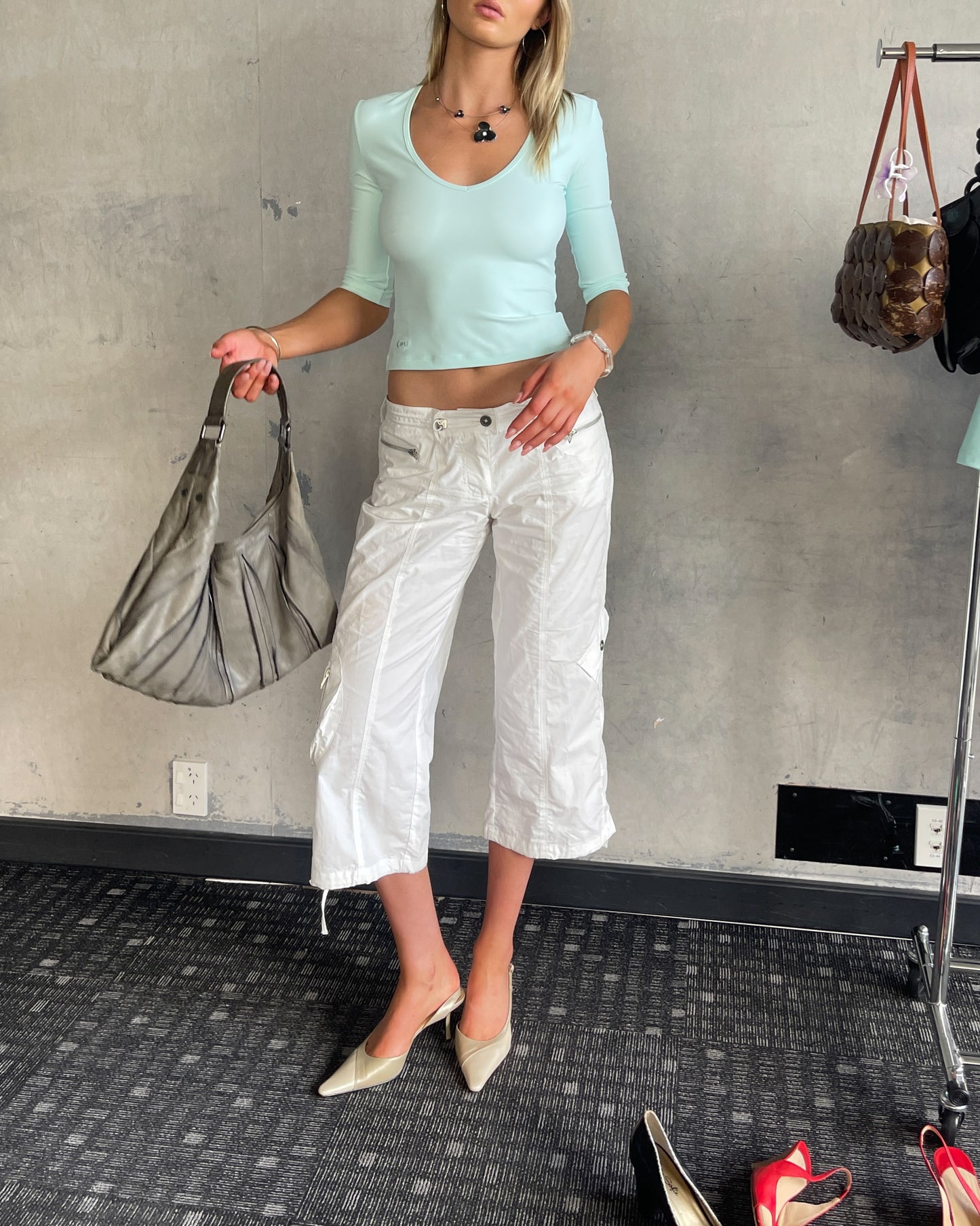 Cargo Capris | Ivory (*PRE-ORDER Dispatching early-March)