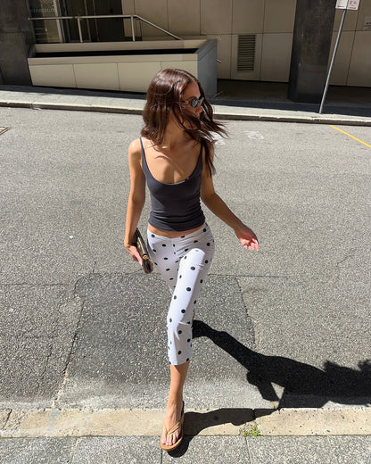 Baby Flare Capris | Polka Dot