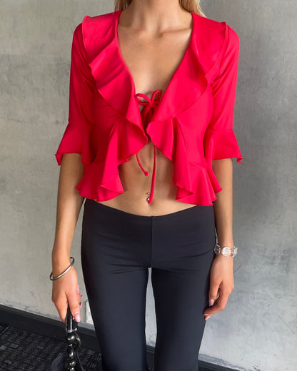 Ruffle Blouse | Magnolia