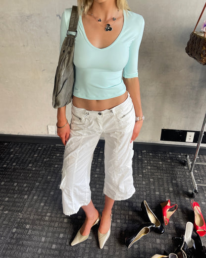 V Neck Top | Air Blue (*PRE-ORDER Dispatching early-July)