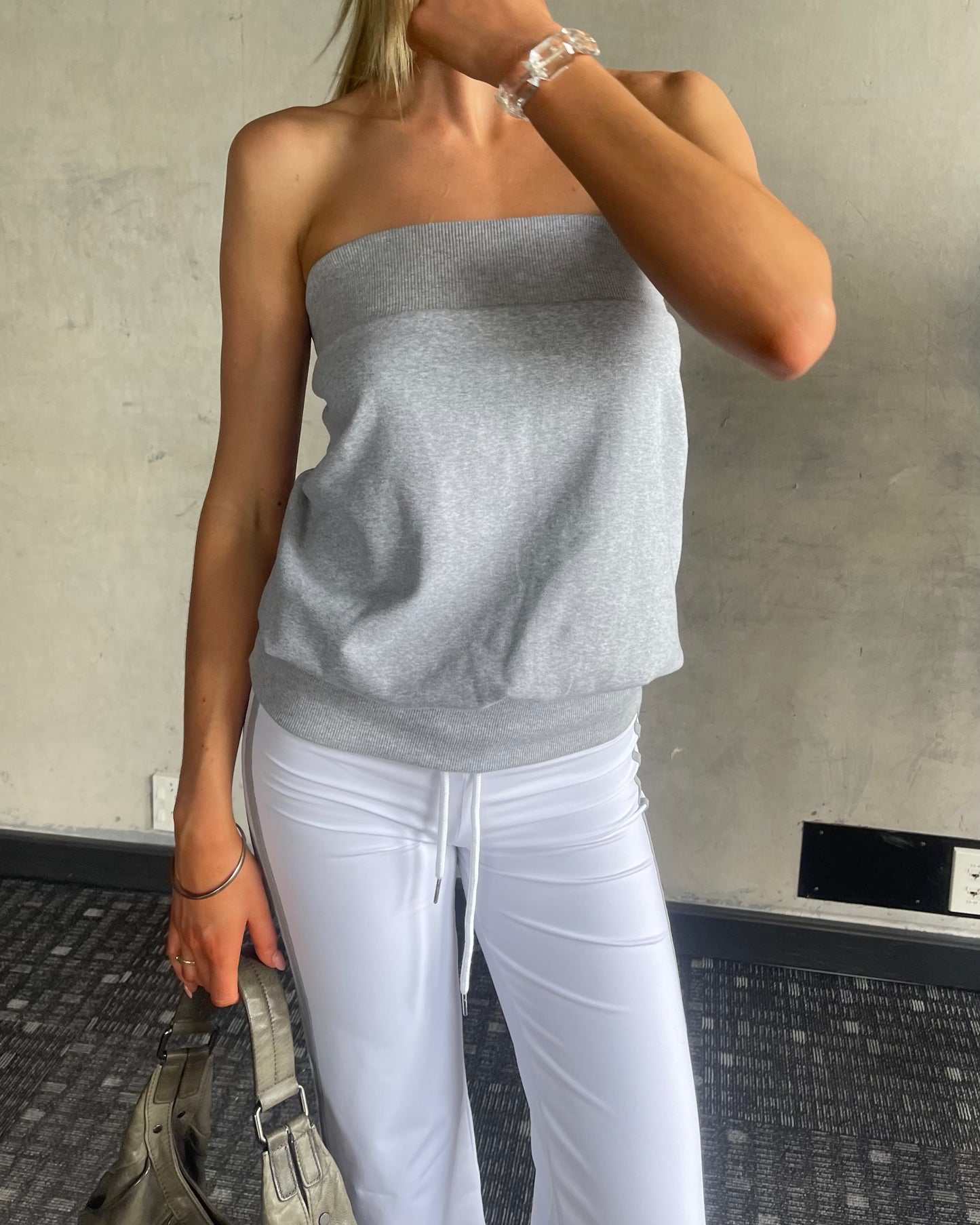 Tube Top | Grey Marl