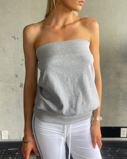 Tube Top | Grey Marl