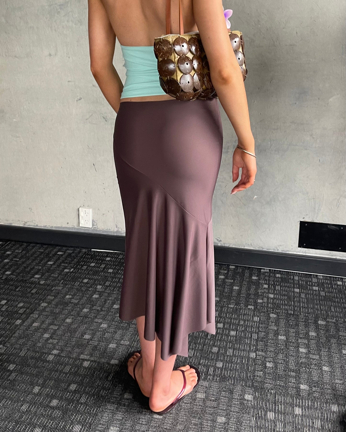Asymmetric Skirt | Espresso