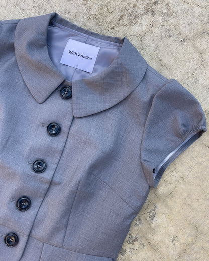 Tailored Spring Jacket | Cobble Grey