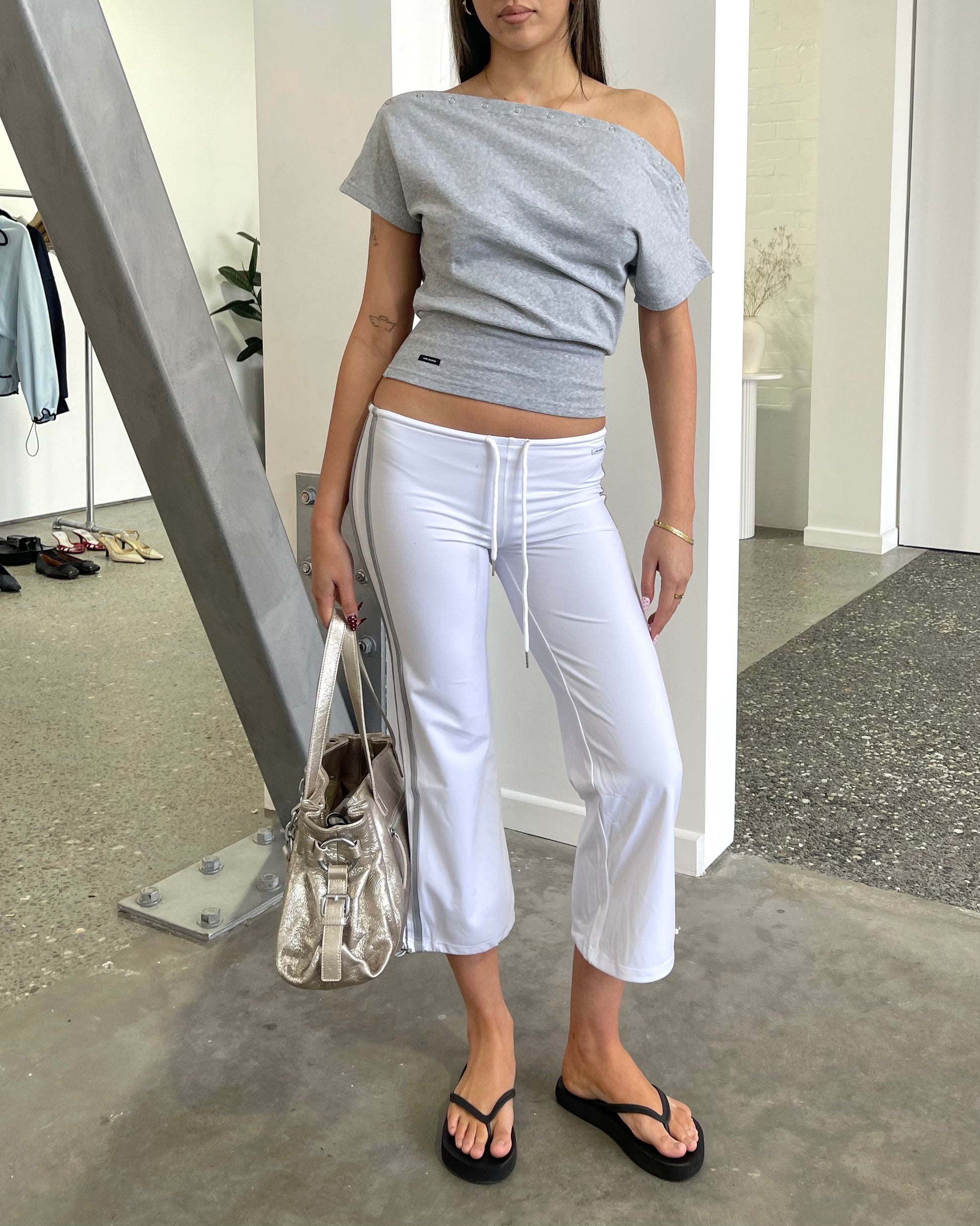 Sport Capris | White (*PRE-ORDER Dispatching mid-June) With Adaline Sport Capris | White (*PRE-ORDER Dispatching mid-June) With Adaline