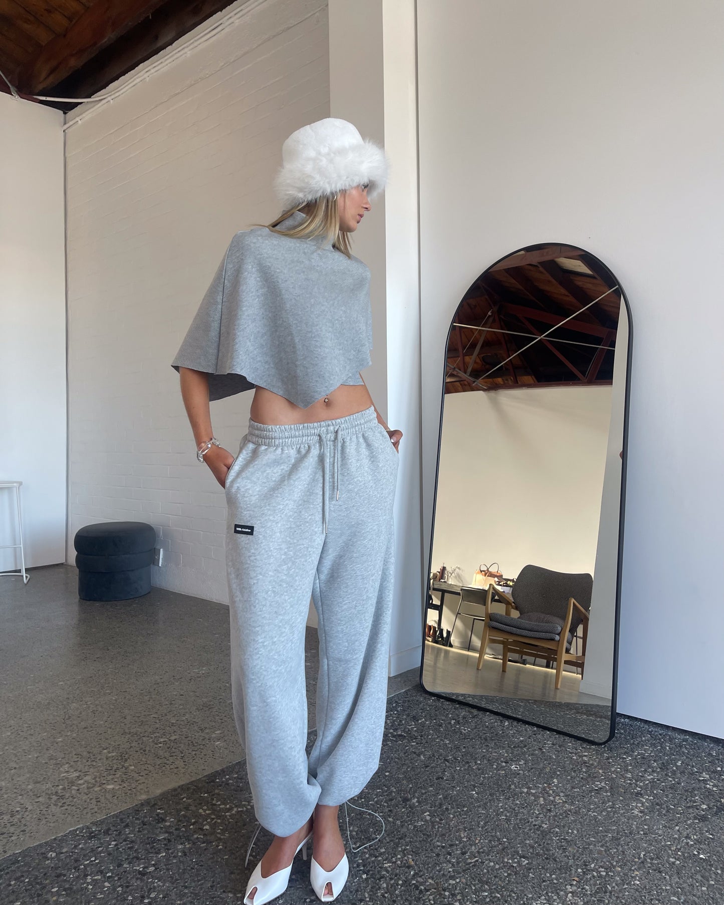 Baggy Trackpant | Heather Grey