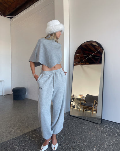 Baggy Trackpant | Heather Grey