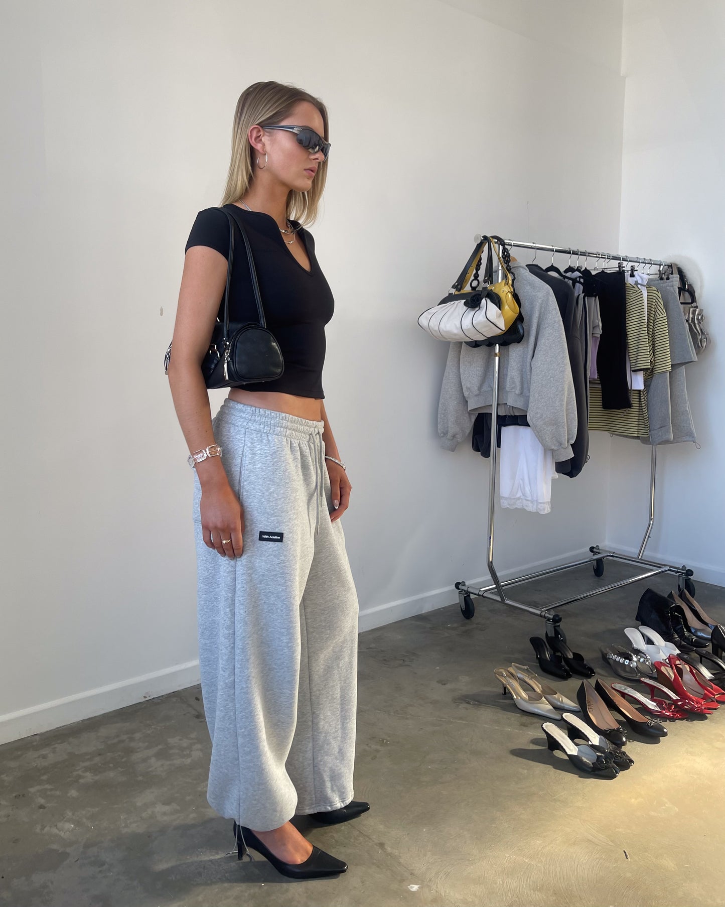 Demi V Top | Black