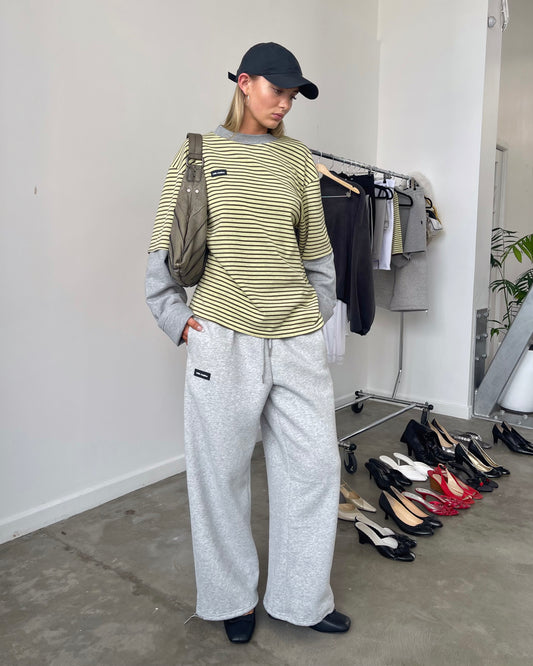Oversized Layered T-Shirt | Limencello