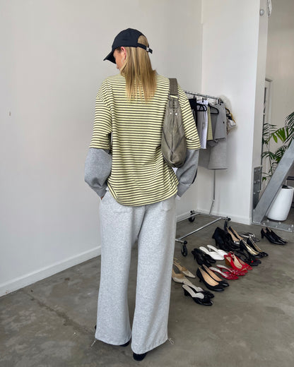 Oversized Layered T-Shirt | Limencello
