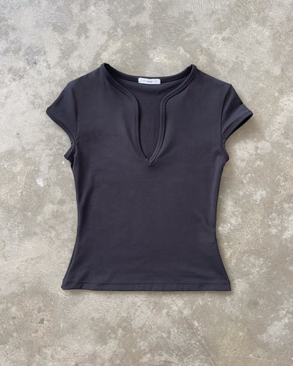 Demi V Top | Black