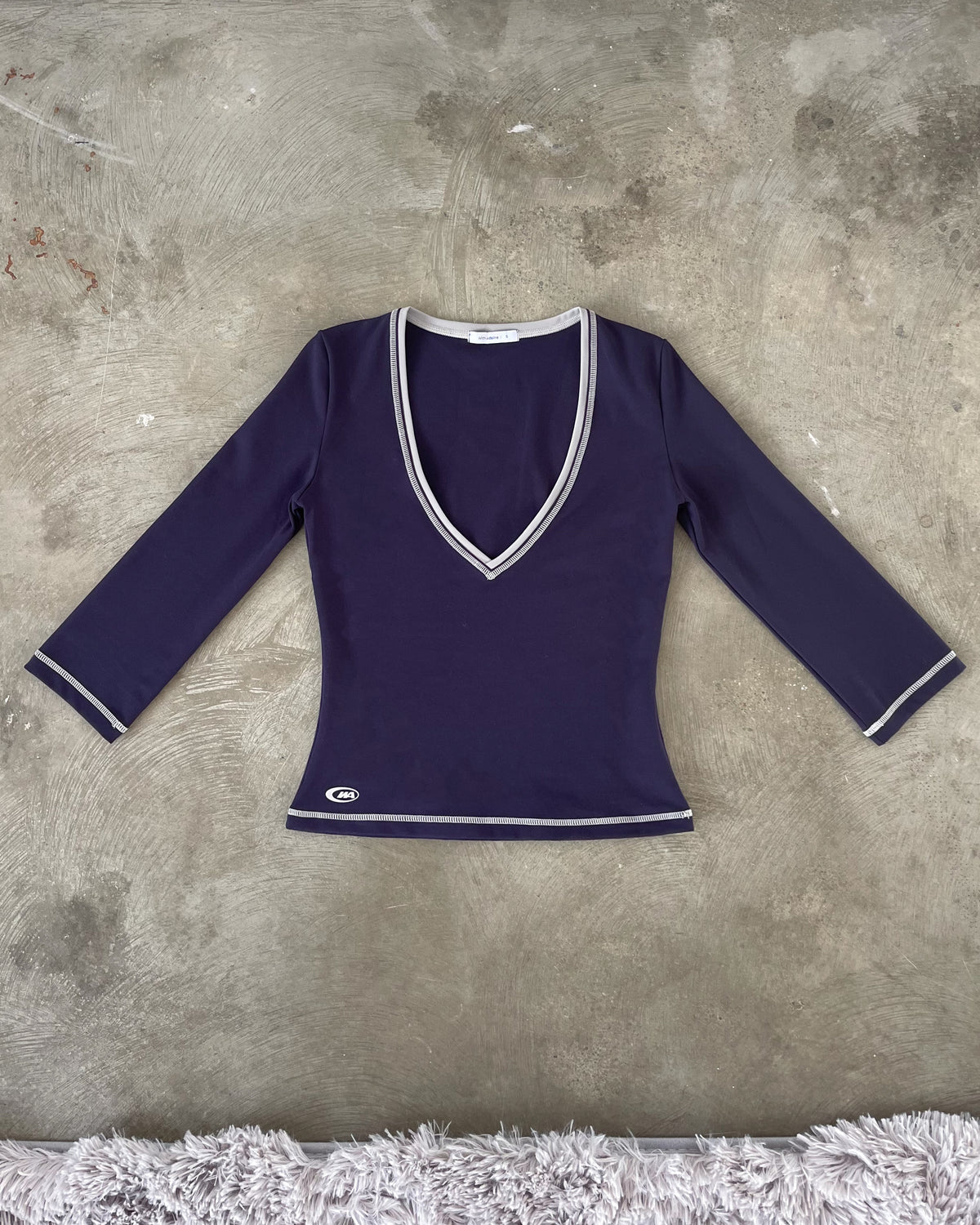 V Neck Top | Navy (*PRE-ORDER Dispatching late-November)