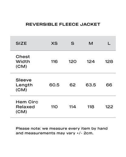 Reversible Fleece Jacket | Cloud/Heather Grey