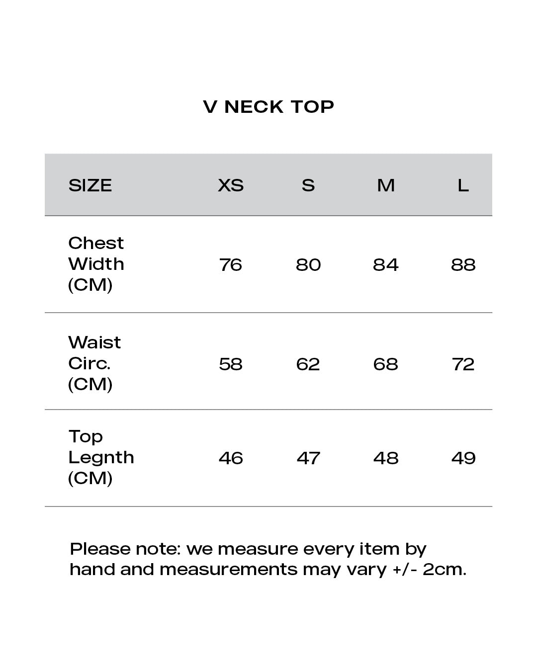 V Neck Top | Navy (*PRE-ORDER Dispatching late-November)