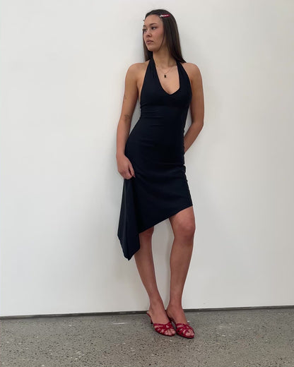 Asymmetric Midi Dress